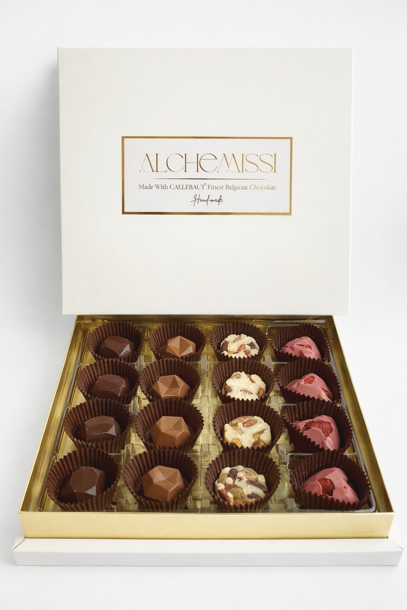 Özel Üretim Artisan Callebaut Belçika Çikolatası - 16'lı